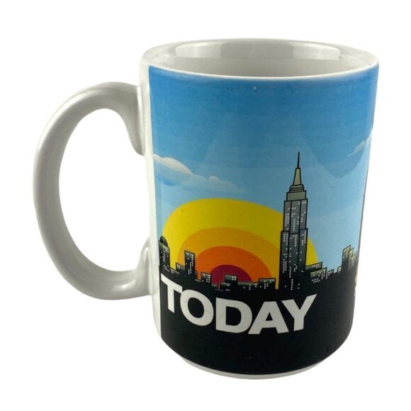 Nbc news Today Show Coffee Mug with New York City Skyline Sunshine 16 Oz - Picture 3 of 8